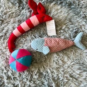 Daiso Red and Pink Cat Toy Set
